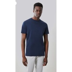 ROBERT BARAKETT The Barakett Tee Shirt XL Blue Night Pima Cotton Classic T-Shurt